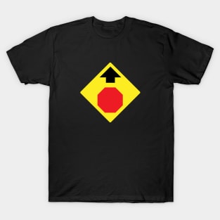 Stop Ahead Diamond-Shaped Sign T-Shirt